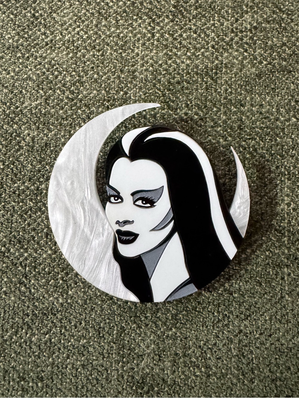 Lily Munster Inspired brooch